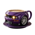 thumbnail image 1 of Taza de café con forma de coche, taza de café creativa, artículos para beber novedosos para hombres (amarillo), 1 of 5