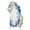 Blue, variant on Arch Covers, Blue Marble Stone Arch Covers Stretchy Backdrop 4'x1.65', Ink Splash Country Marble Abstract Spandex Fitted Round Top Chiara Arches Backdrop Cover for Wedding Party Birthday Banquet