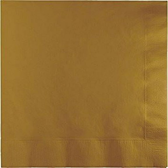 13" X 13" Gold Luncheon Napkins
