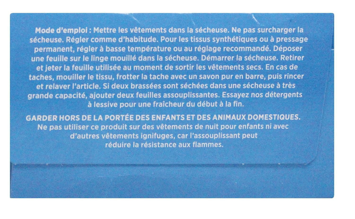 Great Value Fabric Softener Sheets- Fresh Scent, 120 Sheets