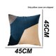 thumbnail image 2 of Funda de almohada para sofá de muebles cuadrados empalmados irregularmente de tres colores, 2 of 6