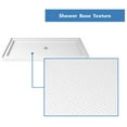 thumbnail image 4 of DreamLine Duet 34 in. D x 60 in. W x 74 3/4 in. H Semi-Frameless Bypass Shower Door in Chrome and Center Drain White Base, 4 of 7