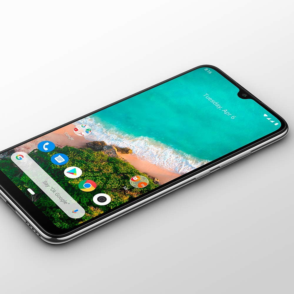 Xiaomi Mi A3 128GB + 4GB RAM, Triple Camera, 4G LTE Smartphone -  International Global Version, Blue