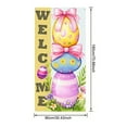 thumbnail image 6 of Stijggn Spring Door Covers Decorative Easter Door Decorations Easter Eggs Bunny Door Banner for Spring Easter Front Door Porch Sign Banner Decor, 6 of 6
