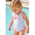 thumbnail image 2 of MAMAMI Toddler Baby Girls Swimsuit Summer Sleeveless Cute One-Piece Bathing Suit for Girls, 2 of 8