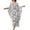 White ripple, variant on EDOLYNSA Plus Size Kaftan Dress for Women Swimwear Coverup Elegant Batwing Sleeve Beach Dress Tunic Black and White Printed Housewear
