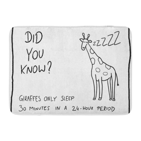 Godpok Strip Know Animal Facts About Giraffe Fun Trivia Cartoon