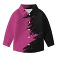 thumbnail image 7 of Boys Long Sleeve Shirts Fashion Lightweight Button Up Shirt 2026 Spring Casual Crewneck Tops Size 3-14, 7 of 7