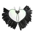 thumbnail image 2 of Alas móviles para disfraces, disfraz de Ángel para bebés, sesión de fotos, disfraces para niños, alas de plumas de Ángel para niños, proyecto de arte Negro, 2 of 8
