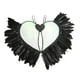 thumbnail image 2 of Alas de ángel articuladas con plumas para disfraces infantiles, accesorio para fiestas y sesiones de fotos. Negro, 2 of 9