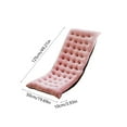 thumbnail image 3 of Qaailabf Rocking Chair Cushion | Super Soft Comfy Seat Pad | Indoor Outdoor Recliner Cushion | High Back Support | 125x50x10cm | Polyester | Machine Washable | Patio Garden Furniture | Blue Yellow, 3 of 7