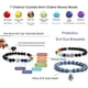 thumbnail image 5 of Pulseras contra el mal de ojo Pulseras con cuentas de Fátima de mano Pulsera de protección con amuleto elástico de ojo azul 2 piezas, 5 of 5