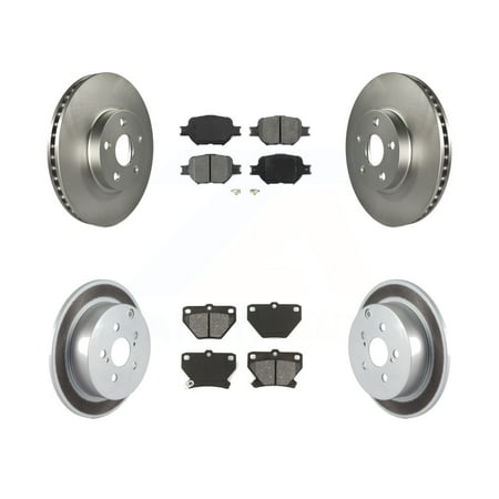Transit Auto - Front Rear Coated Disc Brake Rotors And Semi-Metallic ...
