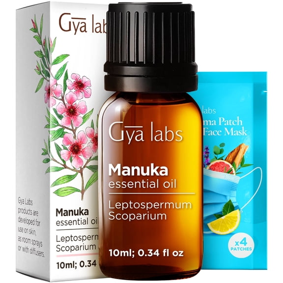 Gya Labs Manuka Essential Oil for Skin - 0.34 fl oz - Manuka Oils for Skin, Nails, Aromatherapy & Candle Making Scent