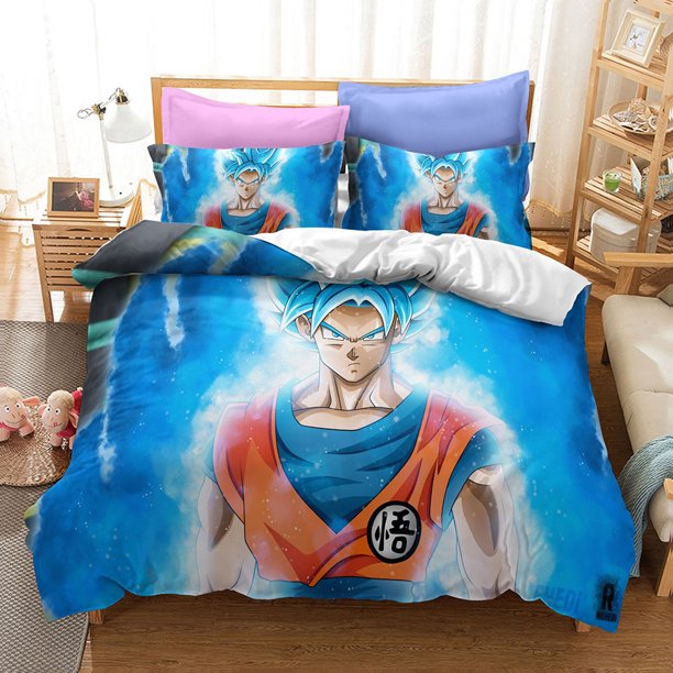 Cool Dragon Ball Z Bedding Bed Set Twin Full Queen King Size3D Anime
