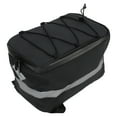 thumbnail image 3 of Cycling Back Rack Bag,Large Capacity Waterproof Oxford Fabric PU Leather Rear Rack Bag with Rain Cover for Outdoor Cycling, 3 of 7