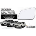 thumbnail image 5 of Rugged TUFF Driver Side Mirror Glass Replacement for 07-10 Saturn Outlook, 07-17 GMC Acadia, 09-16 Chevy Traverse, 5 of 12