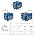 thumbnail image 6 of Toaster Cover 4 Slice, Blue Christmas Tree Dustproof Bakeware Oven Protector with Top Hook, Blue Golden Xmas Tree Snowflake Winter Waterproof Small Kitchen Appliance Toasters Dust Cover, 12"x11"x8", 6 of 9