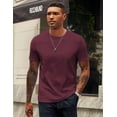 thumbnail image 5 of COOFANDY Plain Tshirts for Men 100% Cotton Short Sleeve T Shirt Crewneck Casual, 5 of 6