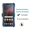 thumbnail image 5 of Takfox Case For Samsung Galaxy S23,S23 Plus,S23 Ultra 5G ,Shockproof Heavy Duty Rugged Locking Swivel Holster Belt Clip Kickstand Full Body Hard Shell Phone Cover Case,Blue, 5 of 6