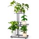 thumbnail image 1 of Soporte para Plantas, Estante para Plantas de 3 Niveles, Mueble para Plantas, Soporte para Macetas Interior y Exterior, Estante para Macetas Metal, Muebles de Jardin. (Negro), 1 of 4