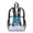 Musical Note Blue Axolotl, variant on FKELYI Dachshund Dog Paw Print Clear Backpacks for Kids School Bookbag 17 Inch Transprent Backpack Boys Girls Large Capacity Casual Daypack Travel Bags for Teens
