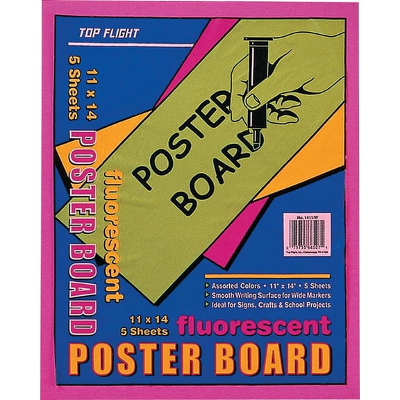 POSTERBOARD FLUOR 5CT 11X14IN