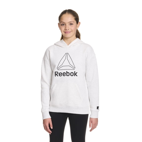 Reebok Girl’s Athletic Logo Performance Hoodie - Sizes 4-18