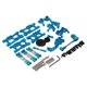 thumbnail image 2 of Adaptadores de accionamiento hexagonal perfke para Wltoys 144001 144002 1/14 124016 124017 124018 124019 azul, 2 of 9