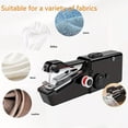 thumbnail image 2 of CHOK Mini Portable Sewing Machine  Hand Cordless Sewing Tool Handheld Sewing Machine  Essentials for Home Quick Repairing and Stitch Handicrafts (Black), 2 of 7