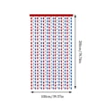 thumbnail image 3 of Party Decorations, Independence Day Star Curtain, Patriotic Background Curtain for 4th of July, Red Silver Blue Star String Door Curtain, Plastic Thread Backdrop for Party Window Display, 3 of 8