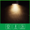 thumbnail image 2 of 2 Pack LED Spot Lights Indoor Uplighting, 3W Floor Uplights Spotlight Indoor Accent Light for Plants, 5.3 FT Cord with US Plug, 2 of 8