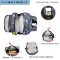 thumbnail image 3 of FORMRS Kids Backpack for School Unisex 17" Casual Bookbag Travel Daypack with Compartment Pockets, Cartoon Ocean Pattern, 3 of 7