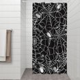 thumbnail image 2 of Black Halloween Spider Webs Shower Curtain 36"x72" ,Bathroom Decorative Shower Curtains Set with 12 Hooks,Modern Waterproof Washable Shower Curtain, 2 of 6