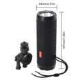 thumbnail image 3 of Altavoz impermeable para bicicleta, soporte para bicicleta, Compatible con Bluetooth con linterna, 3 of 7