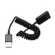 thumbnail image 5 of 2X Espiral Enroscado USB A Macho A A Hembra Adaptador Cable de Adaptador 1M 3Ft, 5 of 5