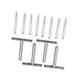 thumbnail image 3 of Wooden Shelf Brackets Set, Metal Wall Mount Shelf Brackets 4 Sets  For Living Room, 3 of 8