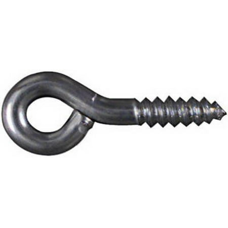 

2pk National Hardware N118-323 Small Eye Screw Eyes 5/8 Inch #214-1/2 Zinc Plated Steel 14 Pack