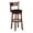Brown, variant on Sunny Designs 30" Mahogany Wood Swivel Barstool in Black Walnut (Set of 2)