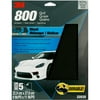 3M Imperial Wetordry Sheet, 9" x 11", P800A - Used in Wet Sanding, 5/pack, sold by pack
