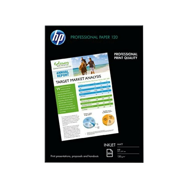 HP Matte Brochure Laser Paper (150 Sheets 8.5 x 11 Inches) Walmart