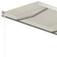 thumbnail image 3 of vidaXL Automatic Retractable Awning 300x250 cm Cream, 3 of 5