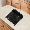 thumbnail image 5 of Unique Bargains 50 Pcs Convenient Silicone Eyelash Brush for Bathroom All Black Plastic Silicone, 5 of 5