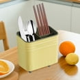 thumbnail image 4 of Aihimol Kitchen Tableware Holder 3 Compartments Chopstick Holder Cutlery Drying Rack Countertop Flatware Storage Organizer for Chopsticks, Spoons, Forks, Brushes, 4 of 6