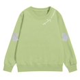 thumbnail image 4 of EnJoCho Youth Children Hooded Pullover Long Sleeve Oversized Soft Fleece Cute Printed Graphic Sweatshirt for Halloween Holiday Classroom Daily Play Wear, 4 of 7