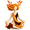 Orange, variant on Meditation Yoga Figurine Abstract Resin Sculpture, Zen Mindfulness Statue for Inner Peace, Modern Aesthetic Home Decor for Living Room Bedroom Desk, Relaxation Gift (Orange)