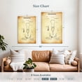 thumbnail image 3 of Elephant Stock Stethoscope Patent Wall Art - Vertical Canvas Wall Art - Home Office Wall Decor - Patent Canvas - Beige And Black Decor - 26" x 39", 3 of 4
