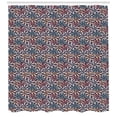 thumbnail image 3 of Shells Shower Curtain, Soft Pastel Colored Print Pattern of Seashells Auger Fighting Conch and Kings Crown, Fabric Bathroom Set with Hooks, 69W X 75L Inches Long, Multicolor, by Ambesonne, 3 of 3