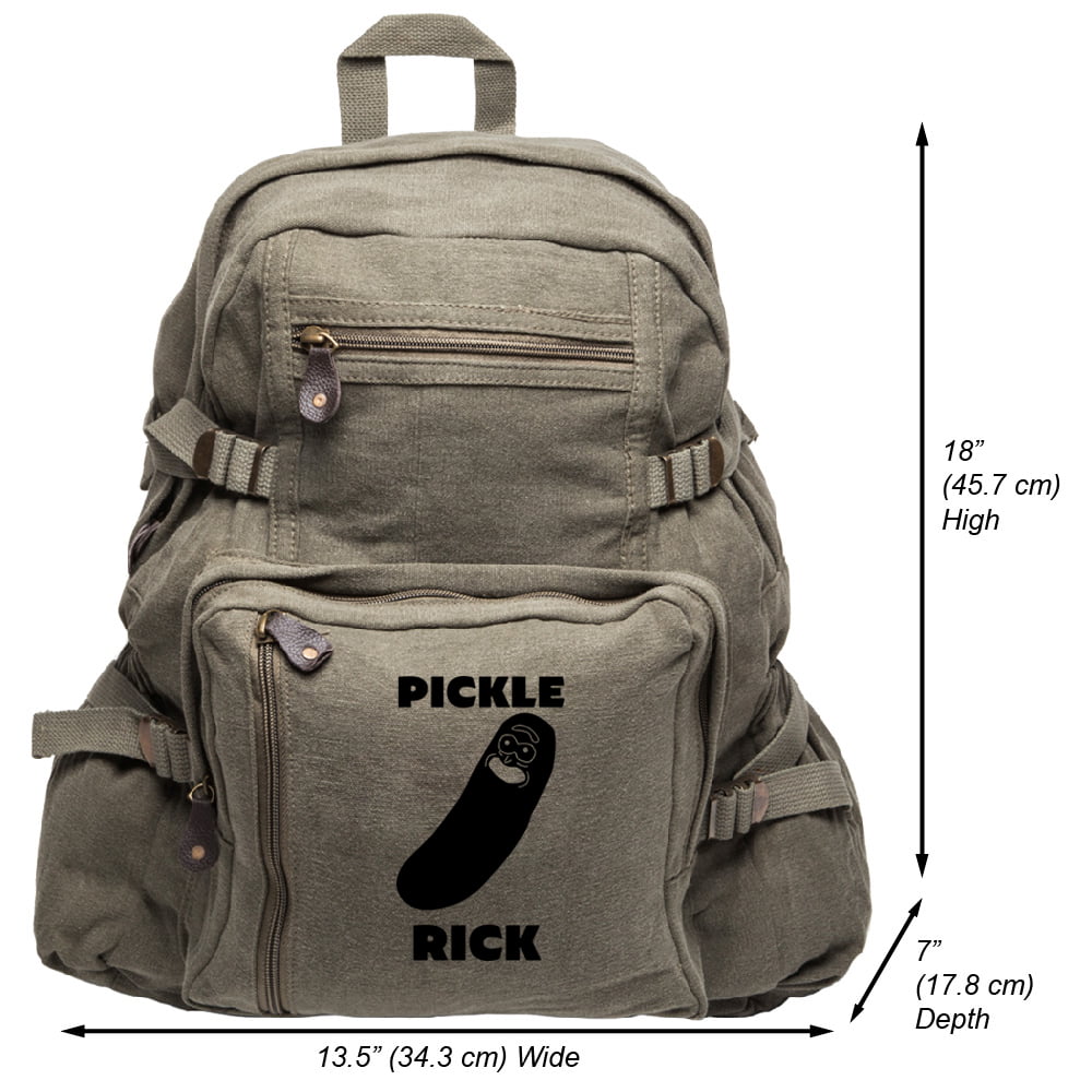 Pic-Kle-Rick-B Backpack Shoulder Bag Travel Bags Laptop Bag School Bag for Boys Girls 