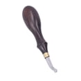 thumbnail image 4 of Leather Tools Stainless Steel Leather Edge Creaser with Wooden Handle High Durability for DIY Leather Craft Reasonable Structure Skiving Tool with Household Use, 4 of 7